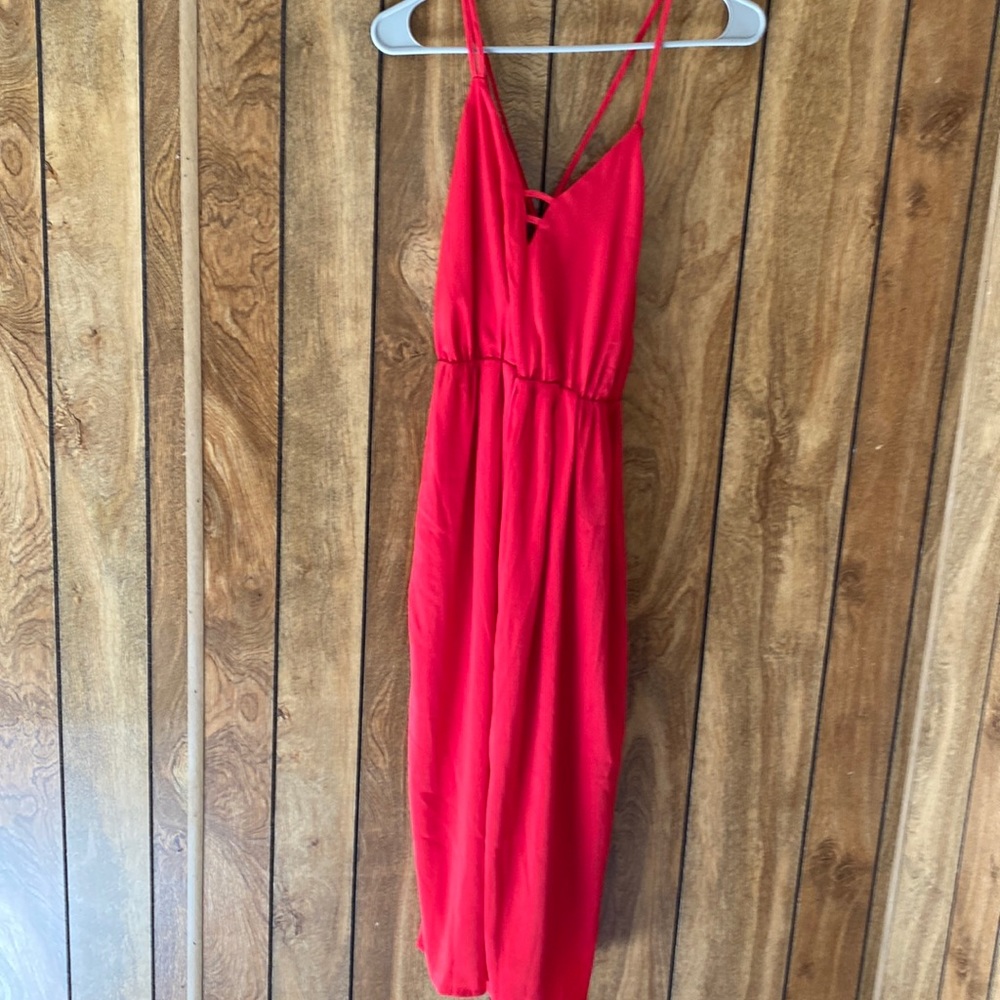 Red dress